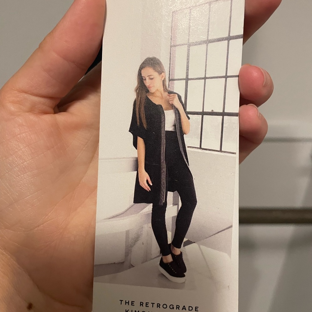 Retrograde kimono NWT